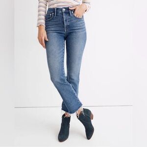 Madewell Cali Demi Boot Jeans Cropped size 25 x 25